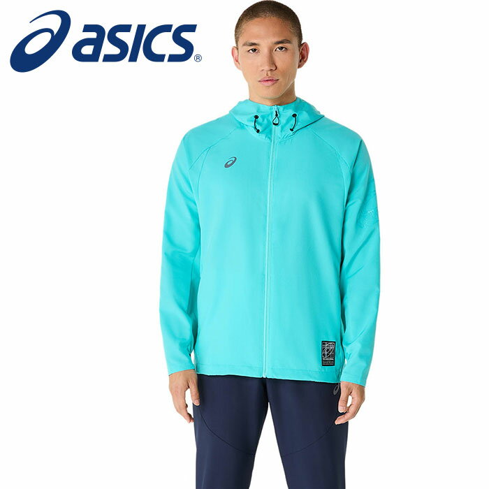 【2025年春夏モデル】【 アシックス asics 】【ウェア】 フーディー ジャケット ドライ アクティモーションクロス ジャージ 上 メンズ スポーツ アシックス 2031E980 (402) エナジーアクア [250320]
