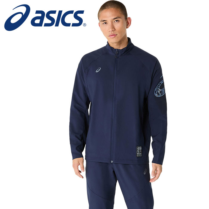 【2025年春夏モデル】【 アシックス asics 】【ウェア】 ジャケット ドライ アクティモーションクロス ジャージ 上 メンズ スポーツ アシックス 2031E981 (400) ミッドナイト [250320]