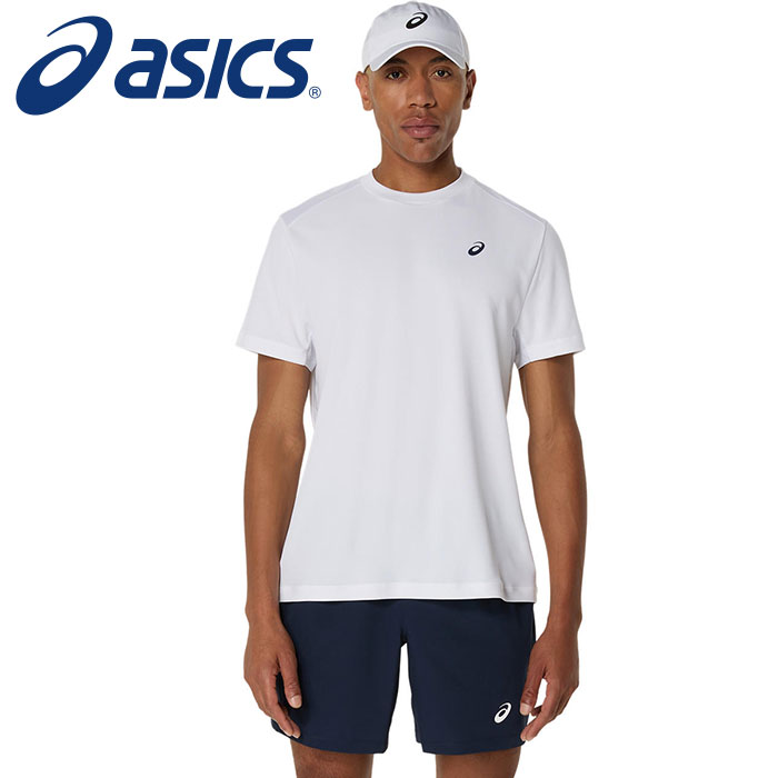 【メール便送料無料】【2025年春夏モデル】【アシックス　asics】【ウェア】 テニス 半袖 Tシャツ COURT メンズ アシックス 2041A339 (100) ブリリアントホワイト [250320]
