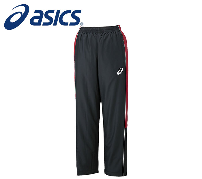 【アシックス　asics】【ウェア】 2063A199 SAバスケット アパレル(ユニセックス) 男女兼用 ウォームアップパンツ 裏起毛 ブラック×ストロングレッド 002 [211001]