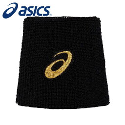 【メール便送料無料】【アシックス　asics】【アクセサリー】トレーニング リストバンド(1個入) 3033B872 (001) パフォーマンスブラックXゴールド [230831]