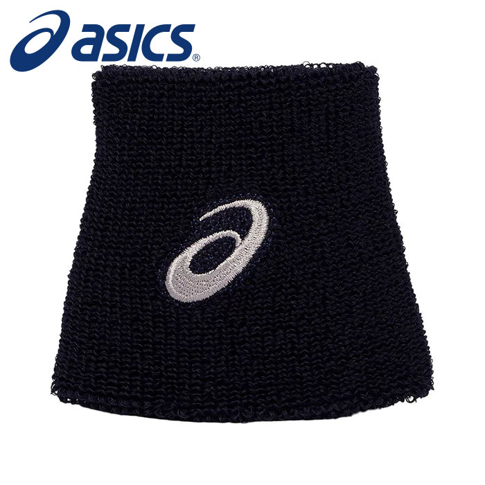 【メール便送料無料】【アシックス　asics】【アクセサリー】トレーニング リストバンド(1個入) 3033B872 (400) ネイビー [230831]