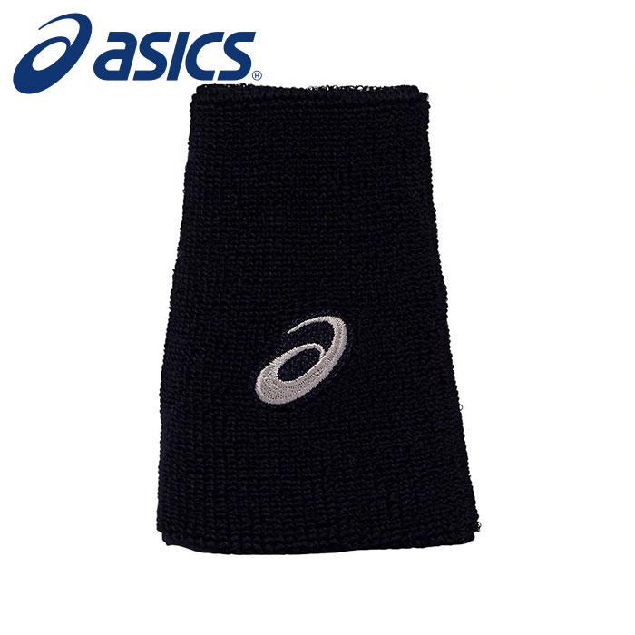 【メール便送料無料】【アシックス　asics】【アクセサリー】トレーニング リストバンド(1個入) ロングサイズ 3033B873 (400) ネイビー [230831]