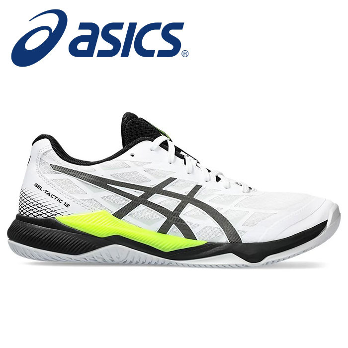 [最大2000円OFFクーポン発行中]★柔軟性＆安定性を追求したモデル★【アシックス　asics】【シューズ　靴】 バレーボールシューズ GEL-TACTIC(ゲルタクティック) 12 メンズ レディース 男女兼用 靴幅：ワイド 1073A059 (101) ホワイト/ガンメタル [230920] 父の日 プレゼント