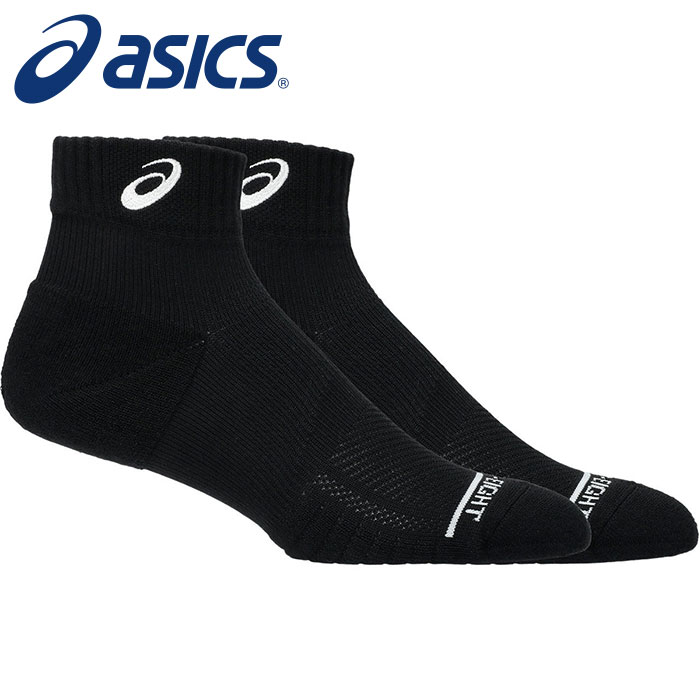 【メール便送料無料】【2025年春夏モデル】【アシックス　asics】【ソックス　靴下】 バレーボール ショートソックス 12 サポート ソックス スポーツ メンズ レディース 男女兼用 アシックス 3053A163 (001) パフォーマンスブラックxブリリアントホワイト [250320]