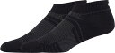 【メール便送料無料】【asics アシックス】【ソックス 靴下】 3033B700 メンズ レディース 男女兼用 アンクルソックス Pブラック 001 [230...