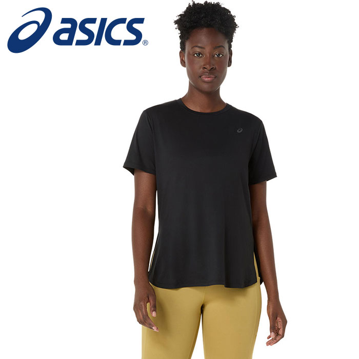 【メール便送料無料】【 2025年 秋冬モデル】【 アシックス asics 】 トレーニング レディース 半袖 シャツ フレックス ストレッチ ウェア 2032D267 (001) パフォーマンスブラック [250730][amz]