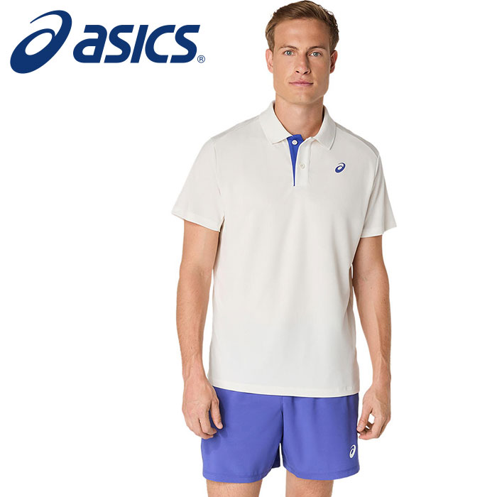【メール便送料無料】【 2025年 秋冬モデル】【 アシックス asics 】 テニス 半袖 ポロシャツ メンズ ..