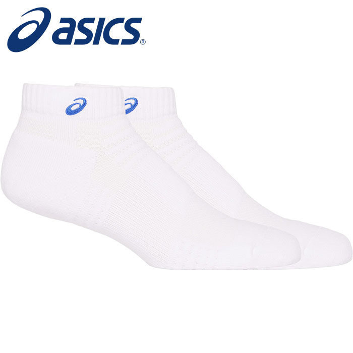 【メール便送料無料】【 2025年 秋冬モデル】【 アシックス asics 】 ソックス 10 ショート アンクル メンズ レディース 男女兼用 子供 こども ジュニア スポーツ バスケ バレーボール 靴下 3033B869 (102) ブリリアントホワイトxアシックスブルー [250730][amz]