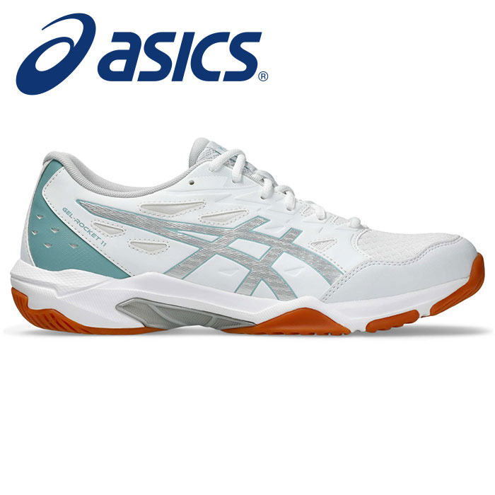 ★快適な履き心地 初心者向け★【2024年春夏モデル】【アシックス asics】【シューズ 靴】 バレーボール シューズ GEL-ROCKET ゲルロケット 11 メンズ レディース 男女兼用 1073A065 102 ホワイ…