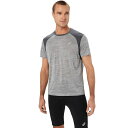 【メール便送料無料】【アシックス asics】【ウェア】 ランニング ROAD 半袖Tシャツ メンズ 2011C992 (020) ピエモンテグレー/ダークグレ...
