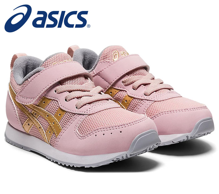 楽天アスリート　ステージ【アシックス　asics】【シューズ　靴】 1144A170 FWキッズ シューズ 子供靴（約3～7歳の児童向け） プレスクール ミクト MINI（ミニ） 女の子 ピーチ×シャンパン スクスク SUKUSUKU すくすく ジュニア 700 [211003]