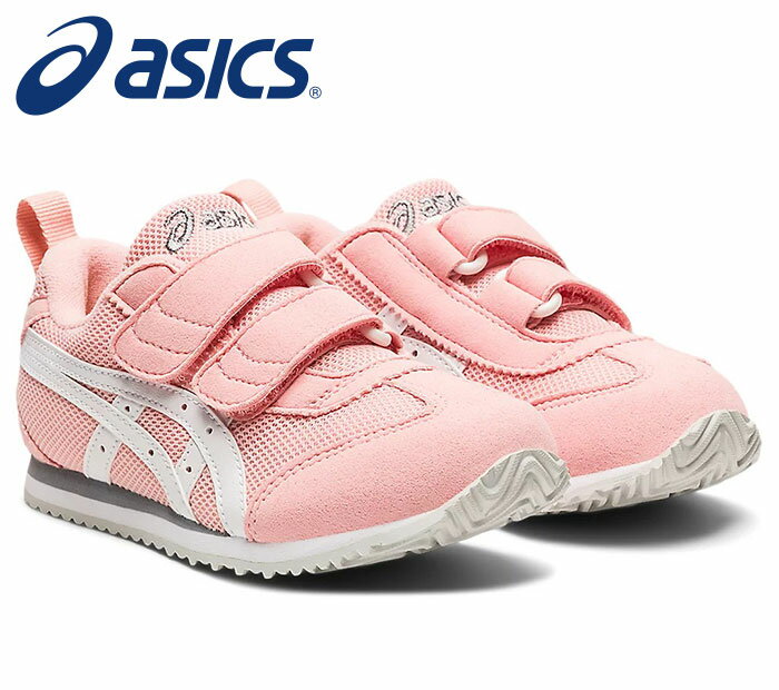 【送料無料】【asics　アシックス】【シューズ　靴】 1144A204 FWキッズ シューズ 子供靴(約3〜7歳の児童向け) 女の子 プレスクール メティッド ナロー MINI(ミニ) ローズ×ホワイト スクスク SUKUSUKU すくすく ジュニア 701 [211003]