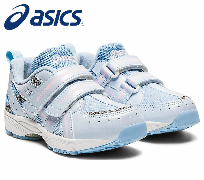 【送料無料】【アシックス　asics】 1144A219 FWキッズ シューズ 子供靴(約3～7歳の児童向け) プレスクール GD.RUNNER ランナー MINI(ミニ) MG-NARROW 2 サックス×ライトブルー スクスク SUKUSUKU すくすく 通学 運動会 運動 ジュニア 401 [211003]