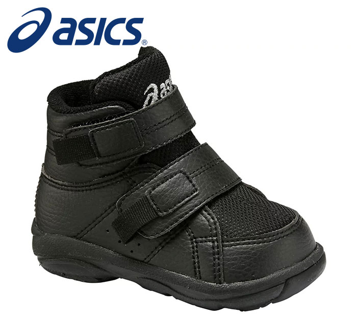 [最大1500円OFFクーポン発行中]【送料無料】【asics　アシックス】【シューズ　靴】 TUB110 FWキッズ・ベビー シューズ 子供靴(約1歳〜3歳の幼児向け) GD.WALKER ウォーカー BABY-HI ブラック スクスク SUKUSUKU すくすく 90 [211003]