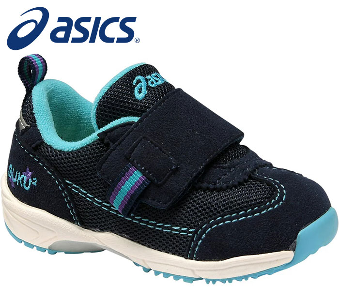 【送料無料】【アシックス　asics】【シューズ　靴】 TUB146 FWキッズ・ベビー シューズ 子供靴(約1歳～3歳の幼児向け) 男の子 GD.RUNNER ランナー BABY LO 2 ネイビーブルー スクスク SUKUSUKU すくすく 50 [211003]