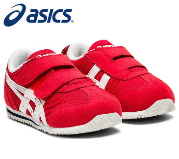 [最大1500円OFFクーポン発行中]【送料無料】【asics　アシックス】【シューズ　靴】 TUB164 FWキッズ・ベビー シューズ 子供靴(約1歳〜3歳の幼児向け) アイダホ BABY JP レッド×ホワイト スクスク SUKUSUKU すくすく 600 [211003]