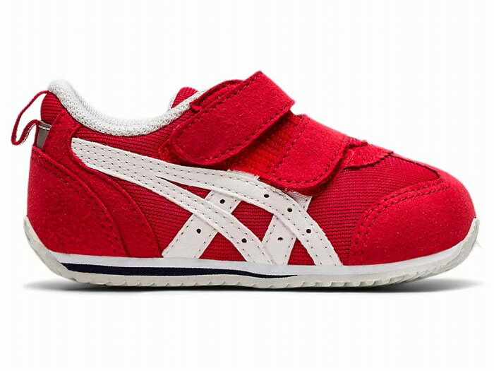 [最大1500円OFFクーポン発行中]【送料無料】【asics　アシックス】【シューズ　靴】 TUB164 FWキッズ・ベビー シューズ 子供靴(約1歳〜3歳の幼児向け) アイダホ BABY JP レッド×ホワイト スクスク SUKUSUKU すくすく 600 [211003]