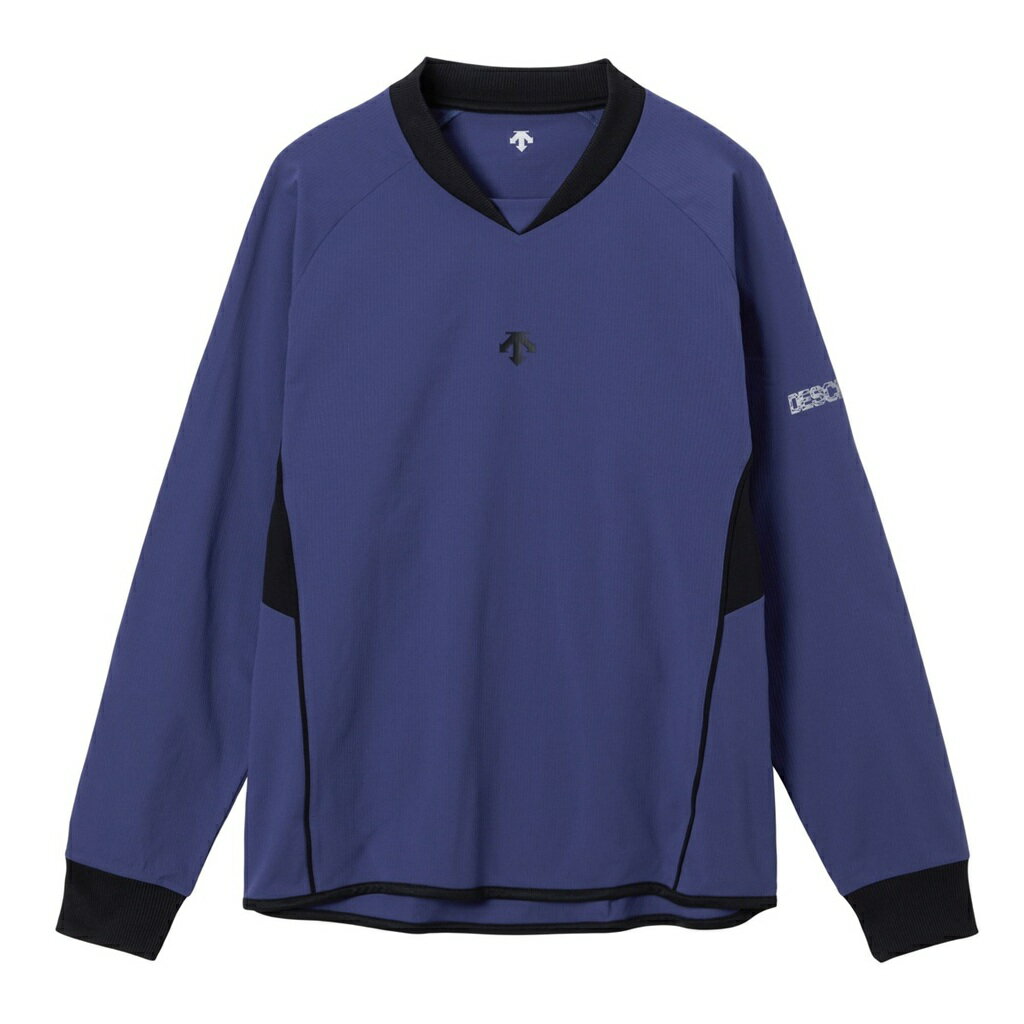 [クリスマスラッピング無料で承ります]【 2025年 秋冬モデル】【 デサント DESCENTE 】【 ウェア 】 バレーボール 長袖 ピステ メンズ レディース 男女兼用 ピステトップ 上 DV5FWB01U (PL00) パープル [251119][amz]