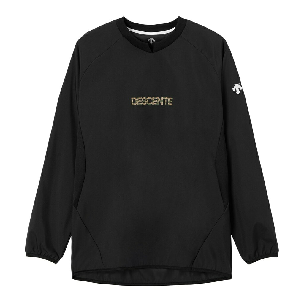 【 デサント DESCENTE 】【 ウェア 】 バレーボール 長袖 ピステ メンズ レディース 男女兼用 ピステトップ 上 DV5FWB03U (BK00) ブラック [251119][amz]