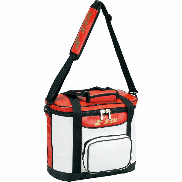 [最大2000円OFFクーポン発行中]【送料無料】【 SSK エスエスケイ 】 野球 バッグ ボールバッグ (5ダース用) BH2001 (1020) ホワイト×レッド [200120][刺繍可][amz] クリスマス プレゼント