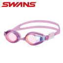 【メール便送料無料】【 スワンズ SWANS 山本光学 】 水泳 ジュニア スイミング ゴーグル(6〜12才向け) ミラー 子供 こども SJ24M SJ-24...