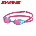 【メール便送料無料】★6〜12才向け★【 スワンズ SWANS 山本光学 】 水泳 ジュニア レーシングモデル 競泳 ノンクッション スイミング ゴーグル ミラ...