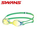 【メール便送料無料】【 スワンズ SWANS 山本光学 】 水泳 スイミングゴーグル(レーシングモデル) ノンクッション ミラー メンズ レディース 男女兼用 ...
