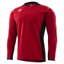 【 アンブロ UMBRO 】【ウェア】 サッカー 長袖 ゴールキーパー シャツ メンズ レディース 男女兼用 UAS6707G Mレッド×ブラック MRED [...