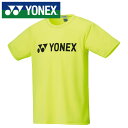 【メール便送料無料】【ヨネックス YONEX】【ウェア】 16501 テニス・バドミントン ドライTシャツ メンズ レディース 男女兼用 シャインイエロー 40...