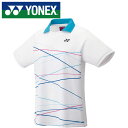 [最大2000円OFFクーポン発行中]【メール便送料無料(追跡可能)】【ヨネックス　YONEX】【ウェア】テニス・バドミントン 20625 ウィゲームシャツ (レディース) 女性用 ホワイト 白 ベリークール UVカット 吸汗速乾 制電 011 [211013]