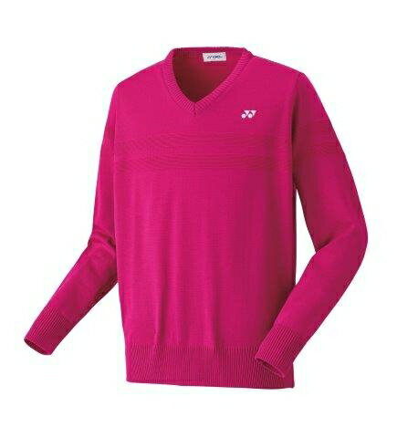 【送料無料】【ヨネックス　YONEX】 30075 テニス・バドミントン ウェア(ユニセックス) 男女兼用 セーター ラズベリー 712 [210315]