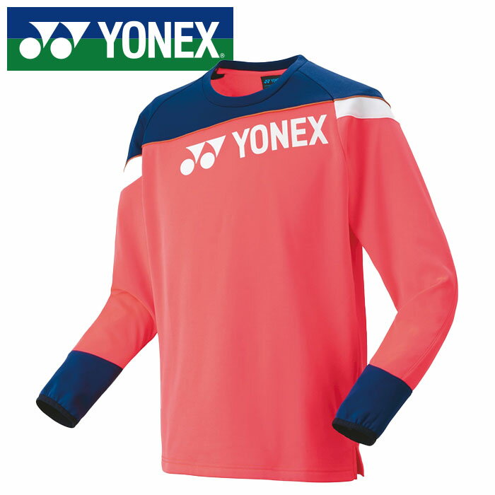 ★ヒートカプセル機能採用で暖かい★【ヨネックス　YONEX】【ウェア】 ジュニア ライト トレーナー 子供 こども 小学生 防寒 保温 テニス バドミントン 31055J (706) シャインピンク [241209]