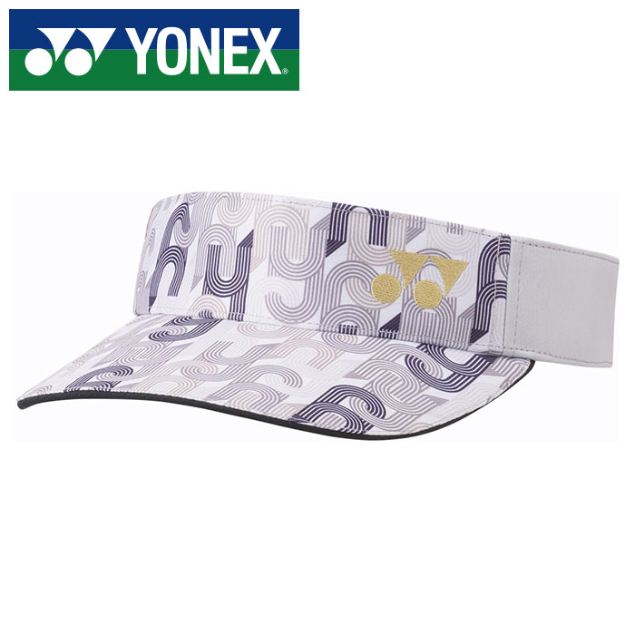 【 ヨネックス YONEX 】テニス レディース用 サンバイザー 女性用 40100 (464) サンドグレー [240523][..