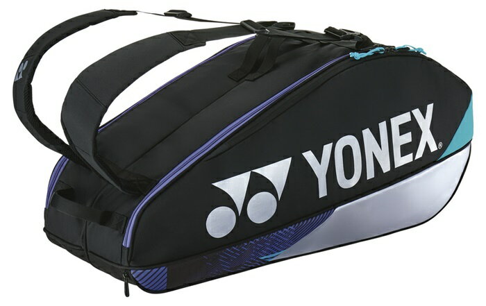 【 ヨネックス YONEX 】【スポーツバッグ】テニス ラケットバッグ6 BAG2402R (076) ブラック/シルバー [240523][amz]