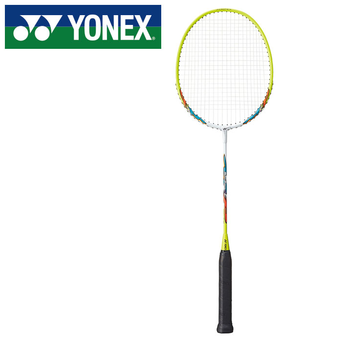 【ヨネックス　YONEX】 バドミントンラケット(ガット張り上げ済) マッスルパワー2 初心者 部活 MP2 (615) ホワイト/イエロー [240523]