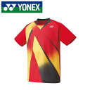 【メール便送料無料(追跡可能)】【ヨネックス YONEX】【ウェア】テニス・バドミントン 10537 ゲームシャツ(フィットスタイル) メンズ レディース 男女...