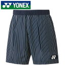 【ヨネックス　YONEX】【ウェア】テニス・バドミントン 15137 ニットハーフパンツ メンズ レディース 男女兼用 ネイビーブルー 019 [230422]