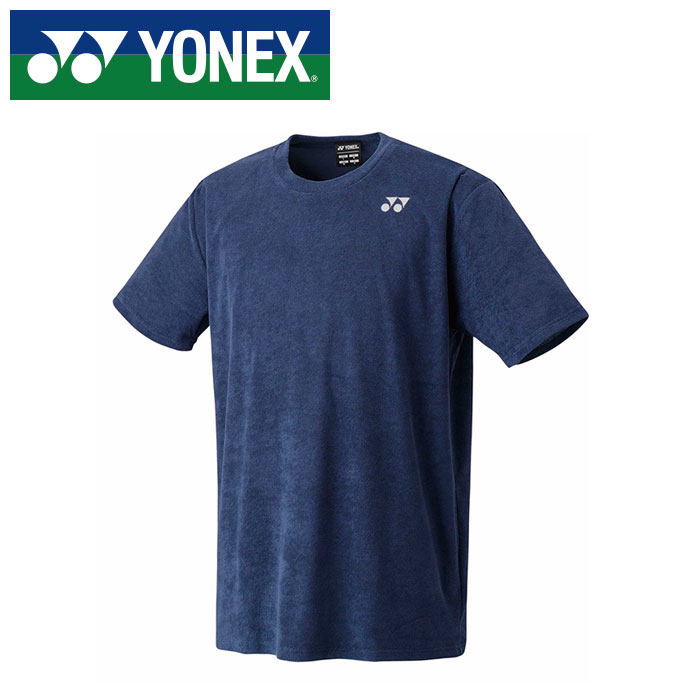 樂天商城 - 【メール便送料無料(追跡可能)】【 ヨネックス YONEX 】【 ウェア 】 テニス バドミントン Tシャツ メンズ レディース 男女兼用 ヨネックス YONEX 練習着 16765Y (554) ダークネイビー [250609][amz]