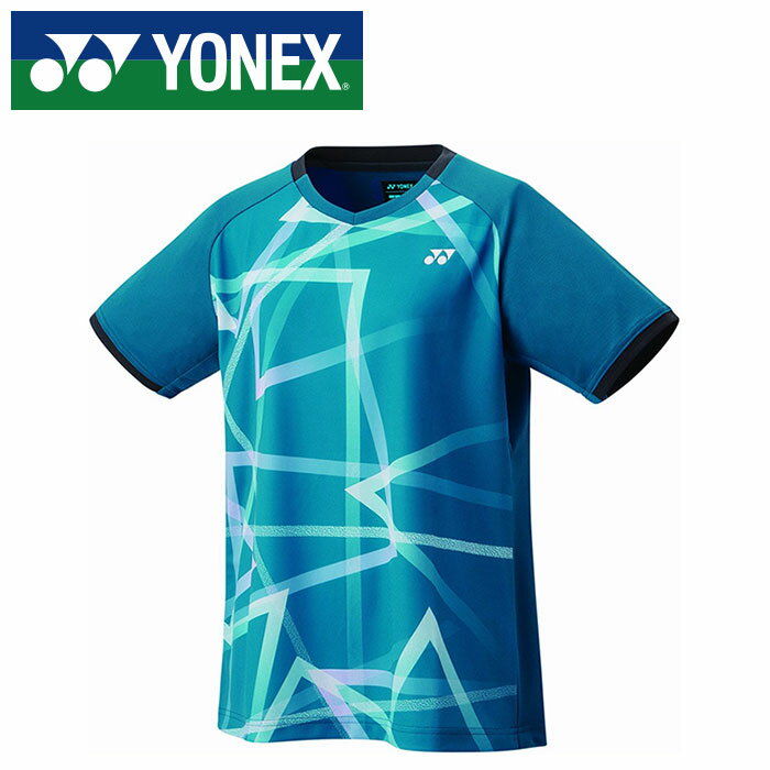 【メール便送料無料(追跡可能)】★日本バドミントン協会審査合格品★【 ヨネックス YONEX 】【ウェア】 ジュニア ゲームシャツ テニス バドミントン ヨネックス 20893J (817) ティールブルー [250531][amz] クリスマス プレゼント