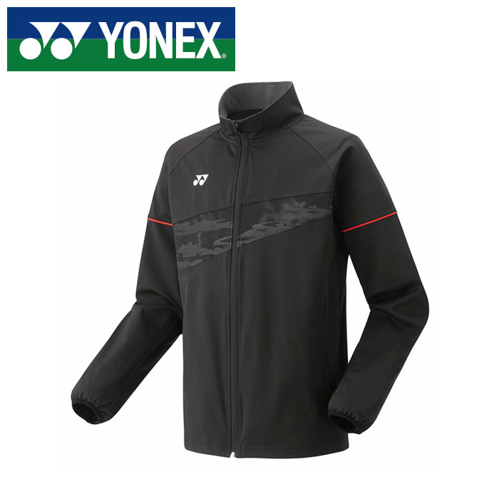 【2025年春夏モデル】【ヨネックス　YONEX】【ウェア】 テニス バドミントン ジュニア ニット ウォームアップシャツ アウター ジャケット ヨネックス YONEX 50178J (007) ブラック [250609]