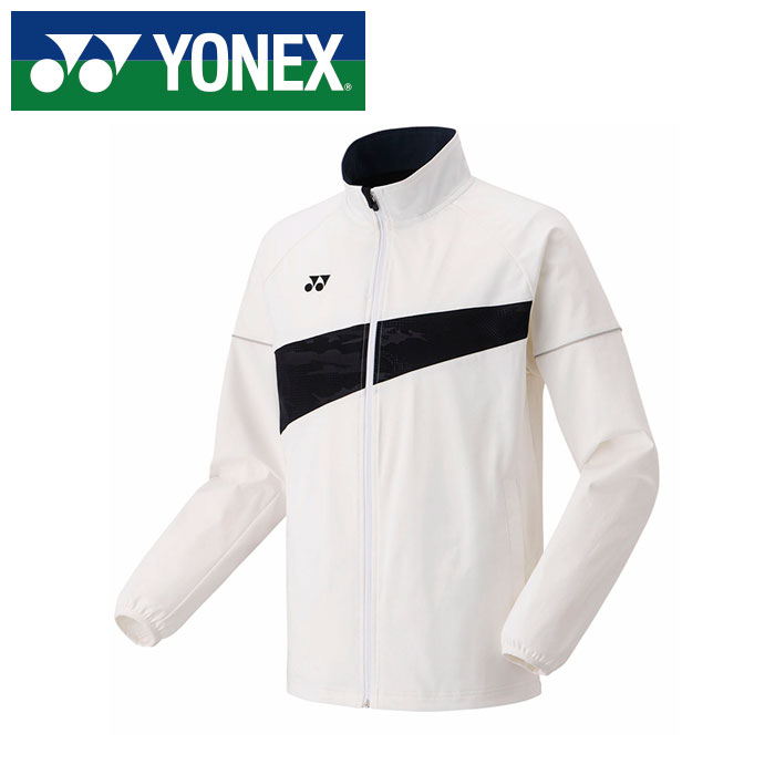 【2025年春夏モデル】【ヨネックス　YONEX】【ウェア】 テニス バドミントン ジュニア ニット ウォームアップシャツ アウター ジャケット ヨネックス YONEX 50178J (011) ホワイト [250609]