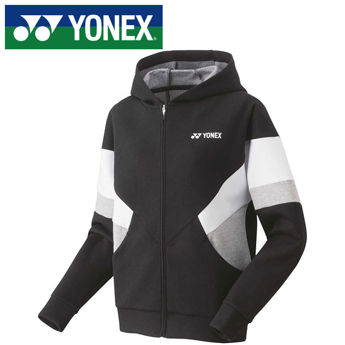 【ヨネックス　YONEX】【ウェア】テニス・バドミントン 57072 アウター(レディース) スウェットパーカー 女性用 ブラック 007 [230422] 1