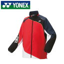 【ヨネックス YONEX】【ウェア】 70087 テニス・バドミントン 裏地付ウィンドウォーマーシャツ メンズ レディース 男女兼用 サンセットレッド 496 ...