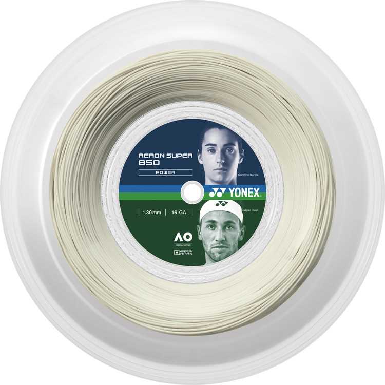 【ヨネックス　YONEX】 ATG850R2 テニス ストリング ガット エアロンスーパー850(200m) ホワイト 011 [230422]