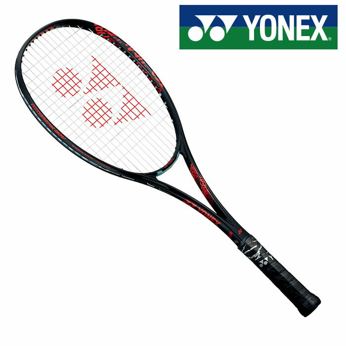 [最大2000円OFFクーポン発行中]★上級者にオススメ！前衛向け★【ヨネックス　YONEX】 GEO80V ソフトテニスラケット(フレームのみ) ジオブレイク80V 軟式テニス コスミックレッド 558 [230226]