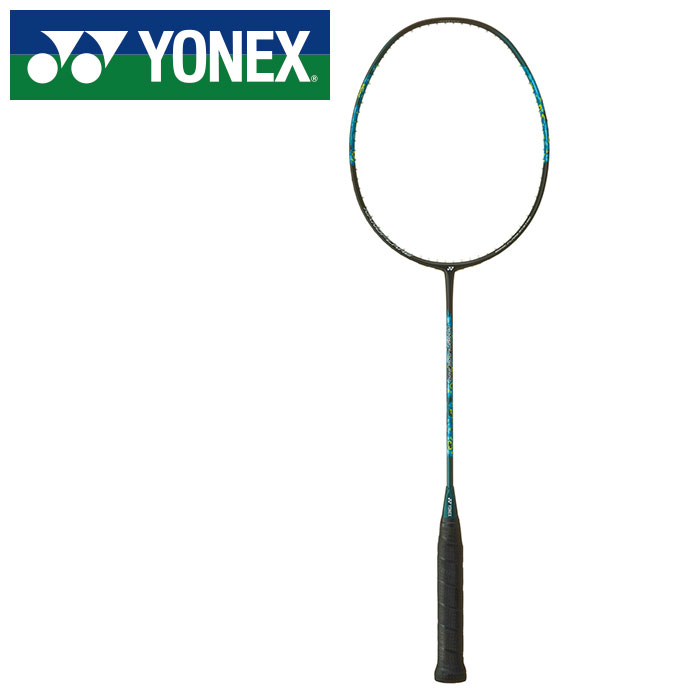 [3/31〜! 最大2000円OFFクーポン発行]【 ヨネックス YONEX 】 初級者向け バドミントン ラケット フレームのみ ナノフレア 300 エントリーモデル 専用ケース付き 初心者 ヨネックス YONEX NF-300 (530) ブラック/グリーン [250609][amz]