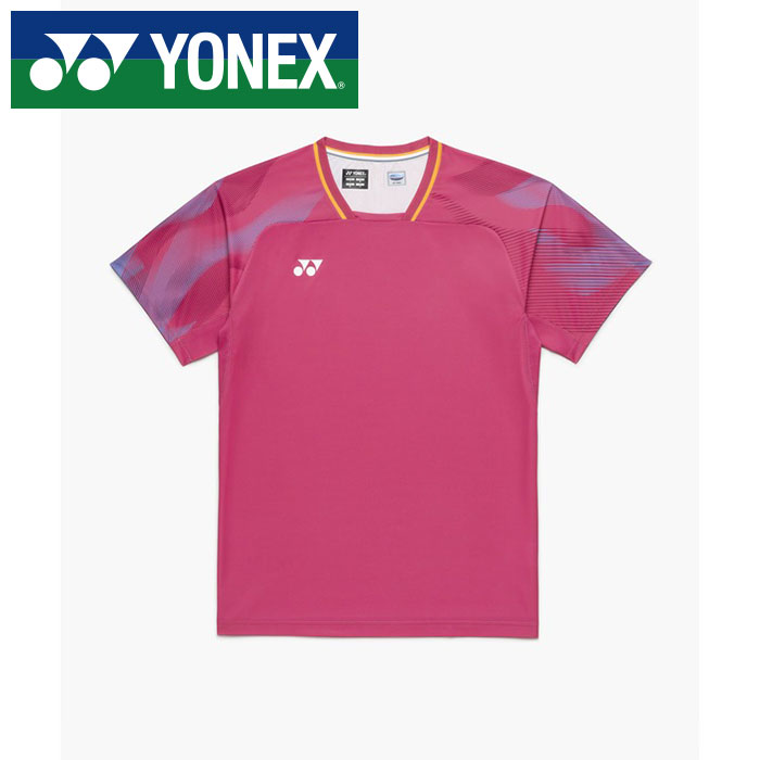 Rakuten - 【メール便送料無料(追跡可能)】【 2026年 春夏モデル】【 ヨネックス YONEX 】【 ウェア 】 テニス バドミントン 半袖 ゲームシャツ メンズ シャツ 10733 (327) マゼンダ [260517][amz]