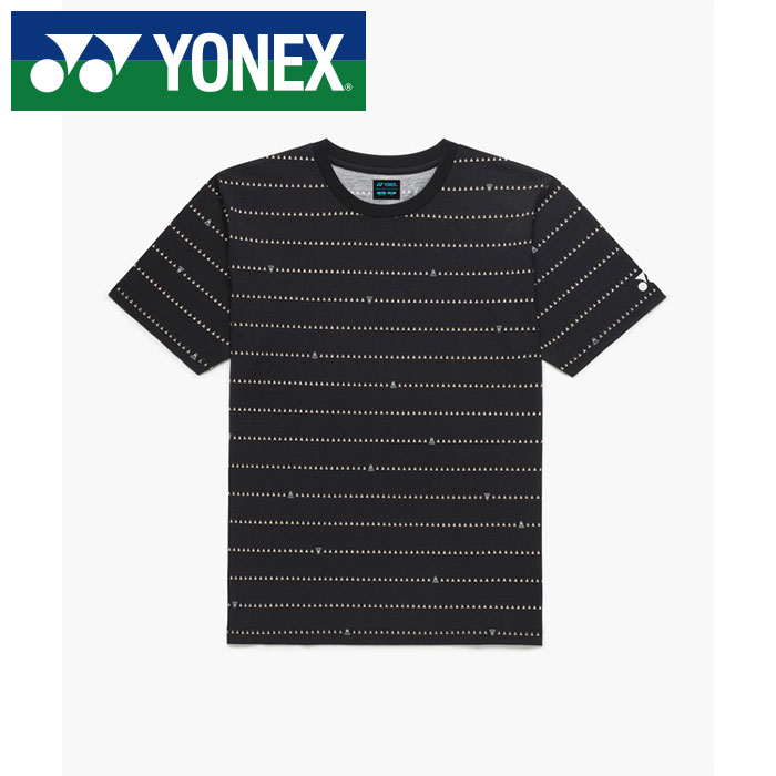 【メール便送料無料(追跡可能)】【 2026年 春夏モデル】【 ヨネックス YONEX 】【 ウェア 】 テニス バドミントン ジュニア 半袖 Tシャツ 子供 小学生 シャツ 16840J (007) ブラック [260517][amz]