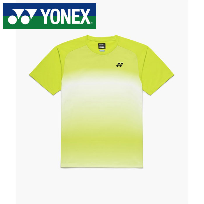 Rakuten - 【メール便送料無料(追跡可能)】【 2026年 春夏モデル】【 ヨネックス YONEX 】【 ウェア 】 テニス バドミントン 半袖 Tシャツ ドライ 速乾 メンズ レディース 男女兼用 シャツ 16843 (680) フレッシュライム [260517][amz]